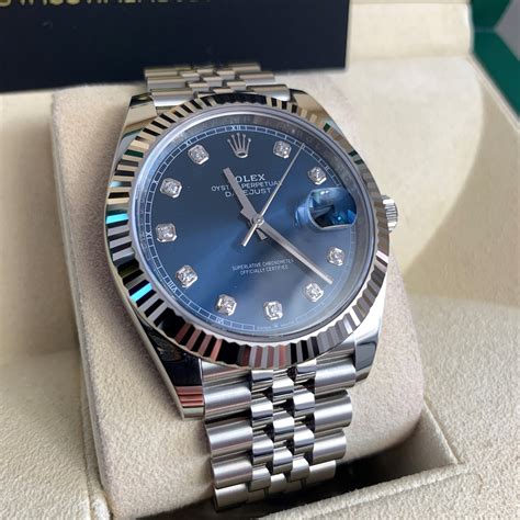 rolex datejust with diamond dial